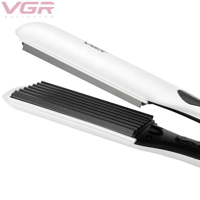 VGR V-557 تقنية التسخين السريع الاحترافية للشعر الموحد، 100 درجة مئوية إلى 230 درجة مئوية، درجة حرارة قابلة للتعديل مع شاشة LED، سلك دوار 360 درجة