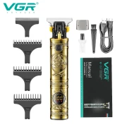 ماكينة تشذيب الشعر الاحترافية VGR V-097 القابلة لإعادة الشحن للرجال