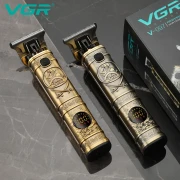 ماكينة تشذيب الشعر الاحترافية VGR V-097 القابلة لإعادة الشحن للرجال