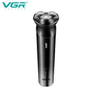ماكينة حلاقة كهربائية لاسلكية قابلة لإعادة الشحن ومقاومة للماء VGR V-312