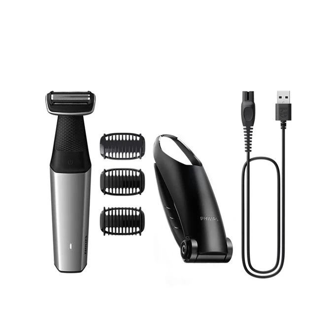 ماكينة تشذيب شعر الجسم BG5021/15 من Philips | أداة تشذيب الجسم والفخذين المقاومة للماء