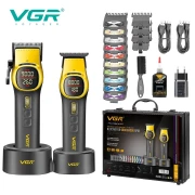 مجموعة حلاقة V-885 S2 طقم قص محترف للرجال من vgr
