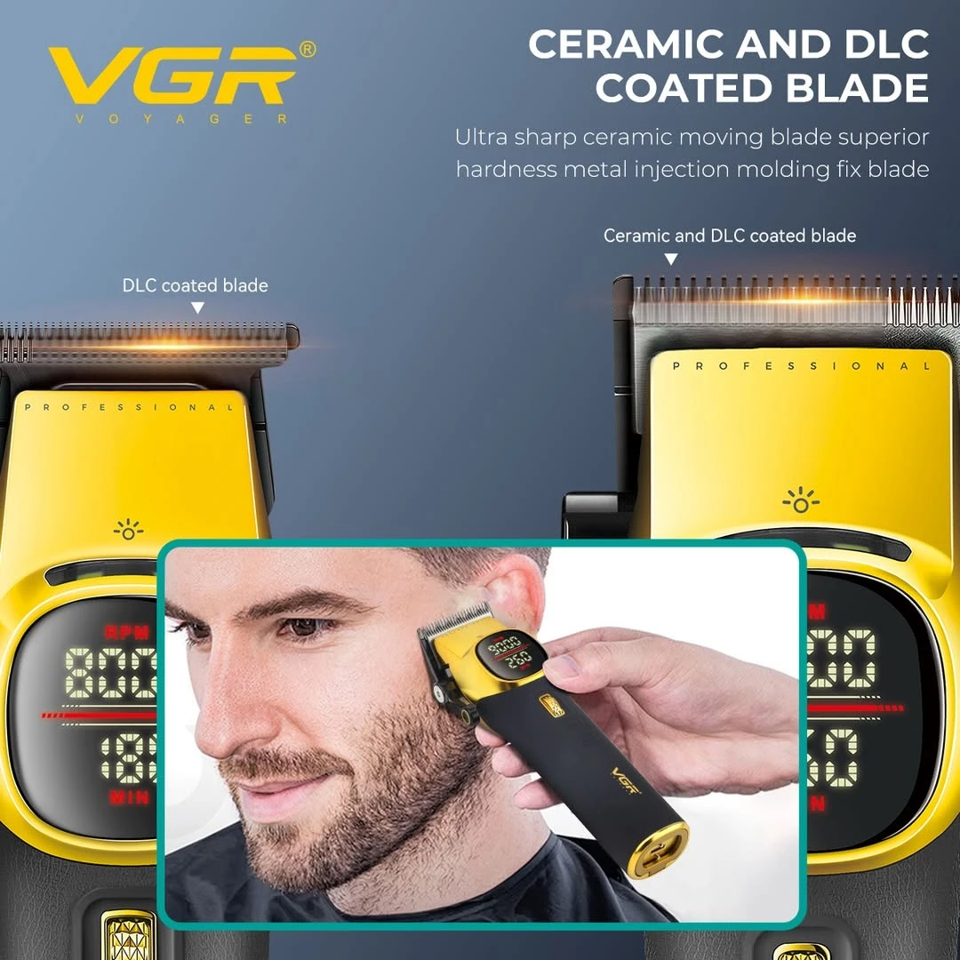 مجموعة حلاقة V-885 S2 طقم قص محترف للرجال من vgr