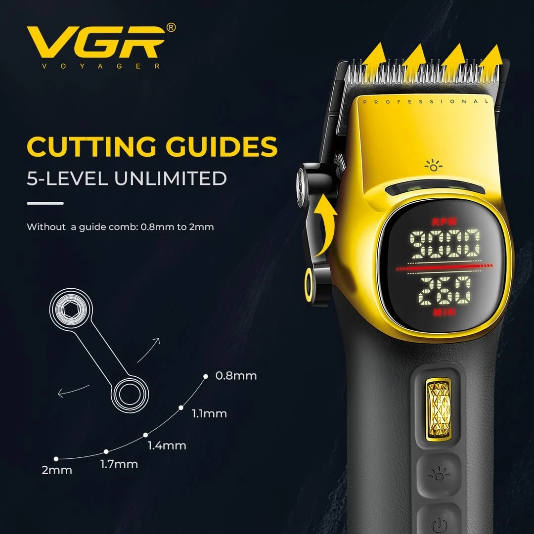 مجموعة حلاقة V-885 S2 طقم قص محترف للرجال من vgr