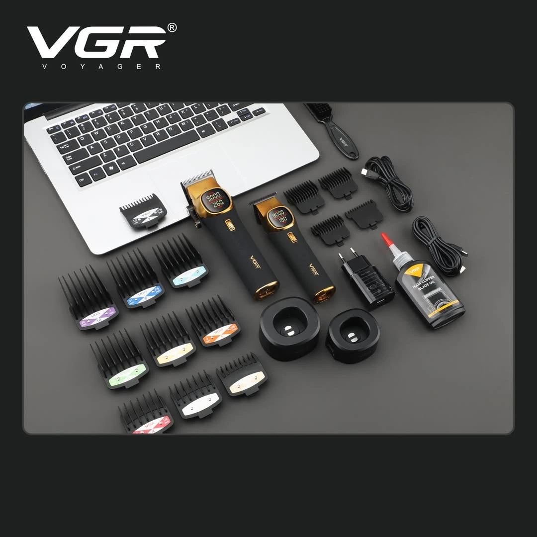 مجموعة حلاقة V-885 S2 طقم قص محترف للرجال من vgr