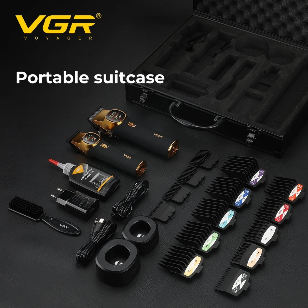 مجموعة حلاقة V-885 S2 طقم قص محترف للرجال من vgr