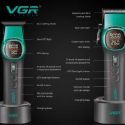 مجموعة حلاقة V-885 S2 طقم قص محترف للرجال من vgr