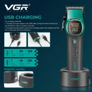 مجموعة حلاقة V-885 S2 طقم قص محترف للرجال من vgr