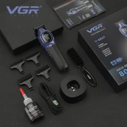 VGR ماكينة تشذيب الشعر ماكينة قص الشعر عالية الجودة   ماكينة قص الشعر القابلة لإعادة الشحن  V-886T
