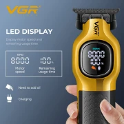 VGR ماكينة تشذيب الشعر ماكينة قص الشعر عالية الجودة   ماكينة قص الشعر القابلة لإعادة الشحن  V-886T