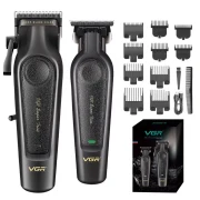 مجموعة حلاقة vgr طقم قص محترف للرجال - V-197+V-995