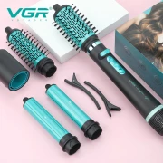 فرشاه تصفيف الشعر الاحترافي VGR V-475 بالهواء الساخن BLDC بقوة 1500 واط فائقة 5 في 1