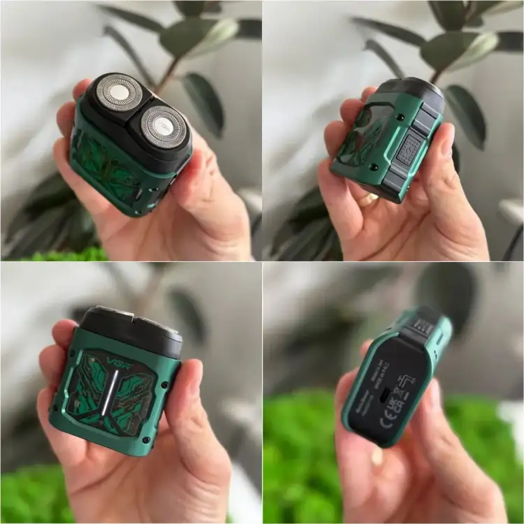 ماكينة حلاقة كهربائية دوارة احترافية Vgr V-344 بمنفذ USB-C - متعدده الالوان