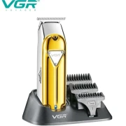 ماكينة حلاقة احترافية للرجال VGR v-967 - لون ذهبي