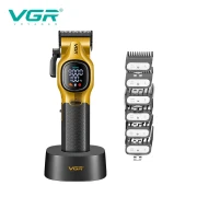 ماكينه حلاقة الشعر المعدنية VGR  قابلة للشحن المهنية 9000 دورة في الدقيقة  V-886C