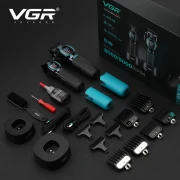 مجموعه قص الشعر الاحترافية VGR V-886 S2 المقاومة للماء -  للرجال