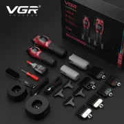 مجموعه قص الشعر الاحترافية VGR V-886 S2 المقاومة للماء -  للرجال