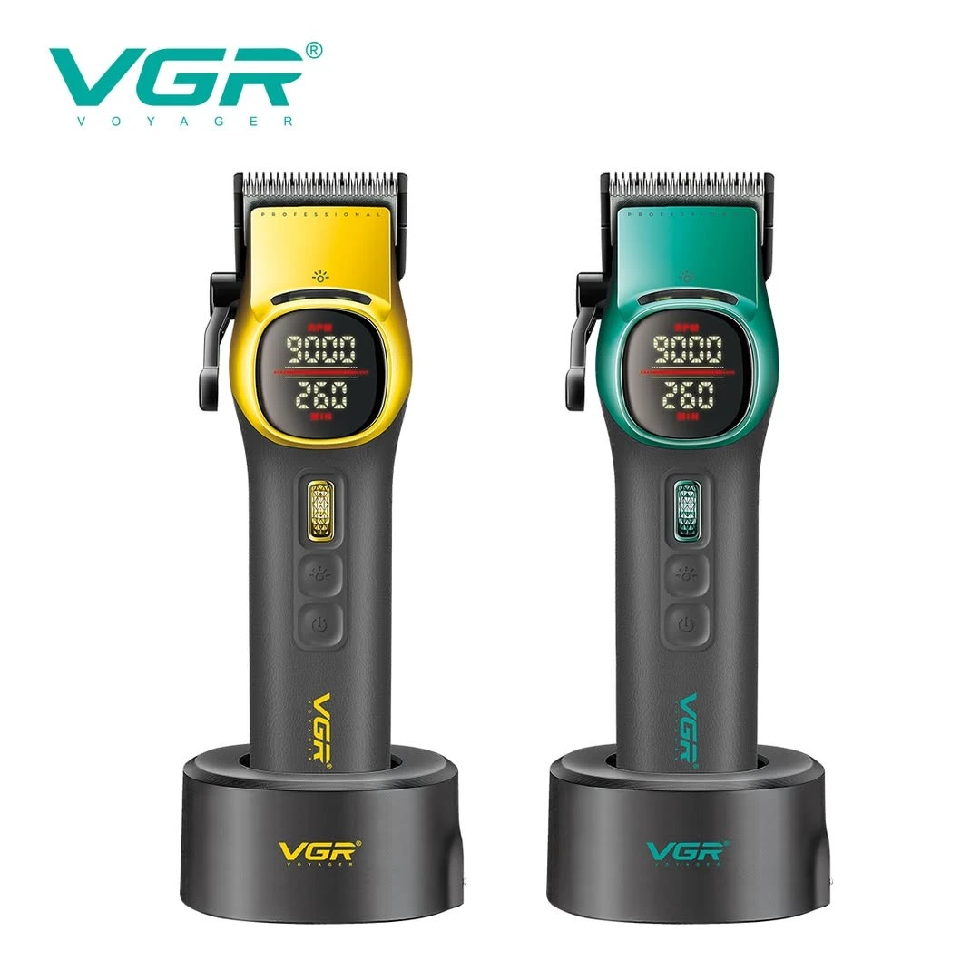 ماكينه حلاقة الشعر الاحترافيه VGR قابلة للشحن المهنية 9000 دورة في الدقيقة V-885 C