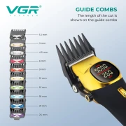 ماكينه حلاقة الشعر الاحترافيه VGR قابلة للشحن المهنية 9000 دورة في الدقيقة V-885 C
