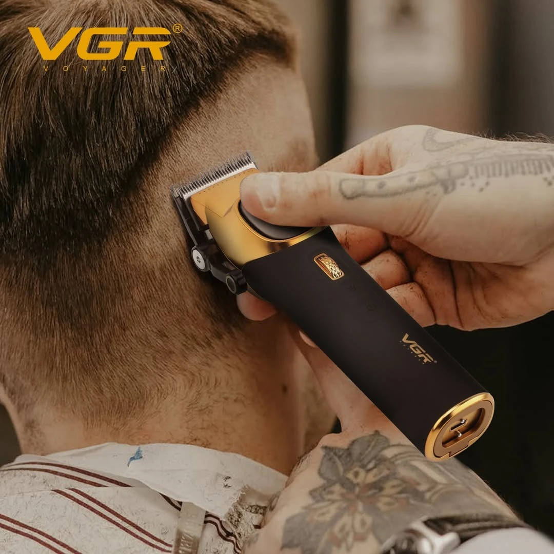 ماكينه حلاقة الشعر الاحترافيه VGR قابلة للشحن المهنية 9000 دورة في الدقيقة V-885 C
