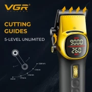 ماكينه حلاقة الشعر الاحترافيه VGR قابلة للشحن المهنية 9000 دورة في الدقيقة V-885 C
