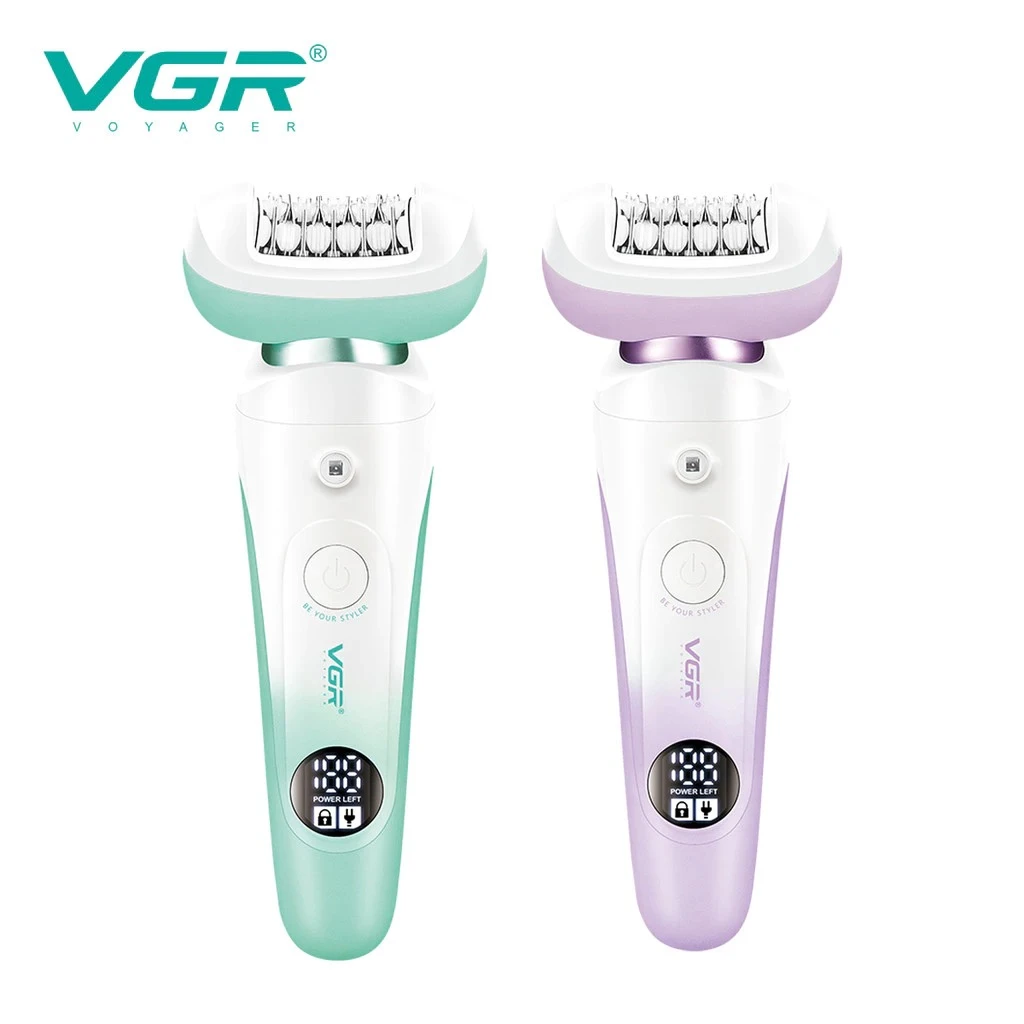 ماكينة حلاقة نسائية احترافية v-750 قابلة للغسل 5 في 1 ماكينة حلاقة كهربائية للجسم vgr