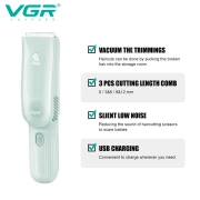 ماكينة قص شعر الأطفال VGR V-155 الاحترافية منخفضة الضوضاء بشفرات سيراميك