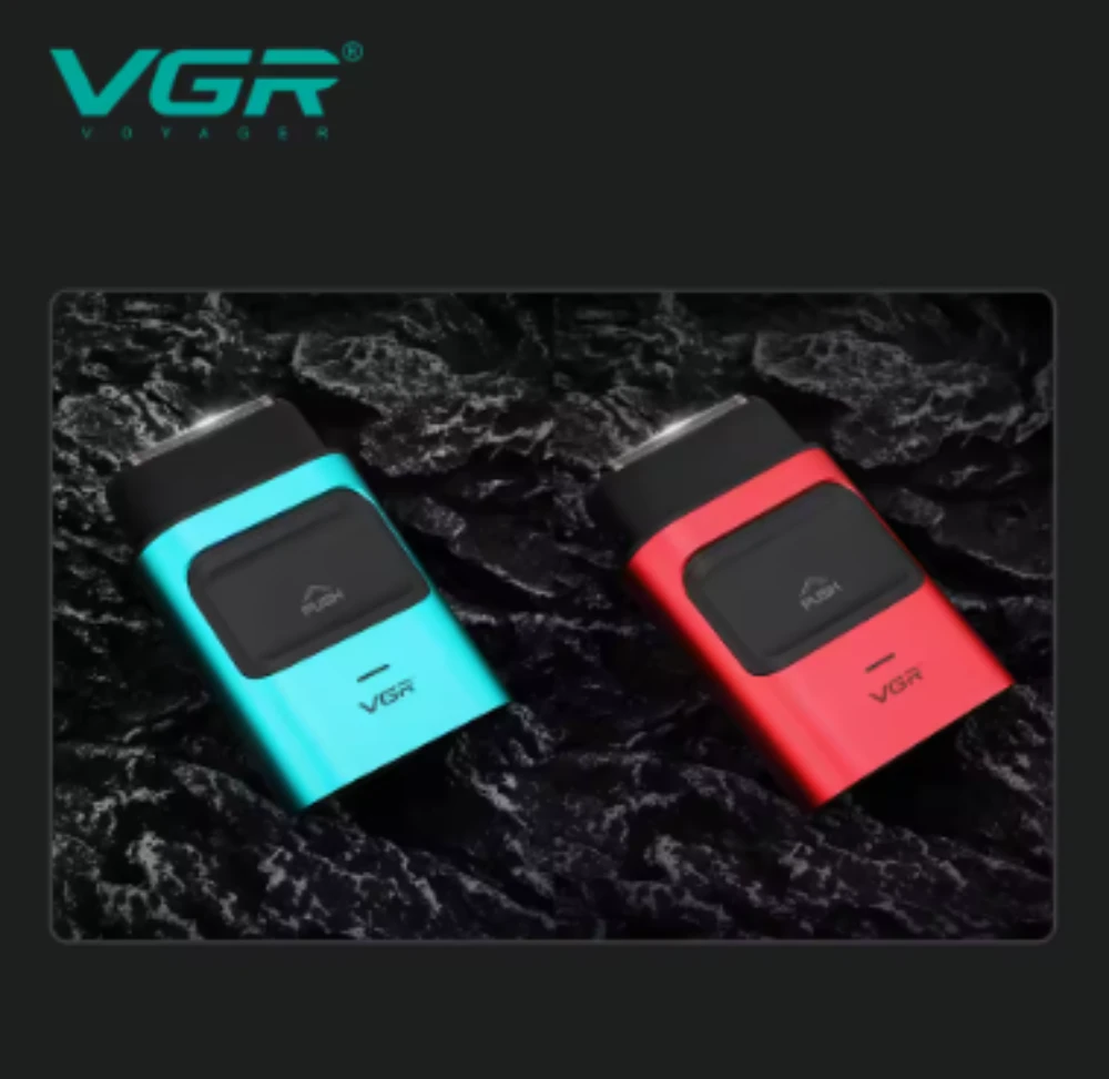 ماكينة حلاقة احترافية VGR V-307 للرجال مع وقت تشغيل 180 دقيقة،