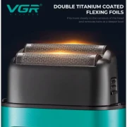 ماكينة حلاقة احترافية VGR V-307 للرجال مع وقت تشغيل 180 دقيقة،