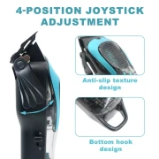 ماكينة قص الشعر للرجال VGR V692 مع شفرة DLC للتعتيم، وشاشة LED، وواجهة USB،ماكينة قص الشعر الاحترافية اللاسلكية الشفافة