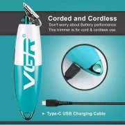 ماكينة حلاقه الشعر الاحترافية القابلة لإعادة الشحن V-958 من VGR