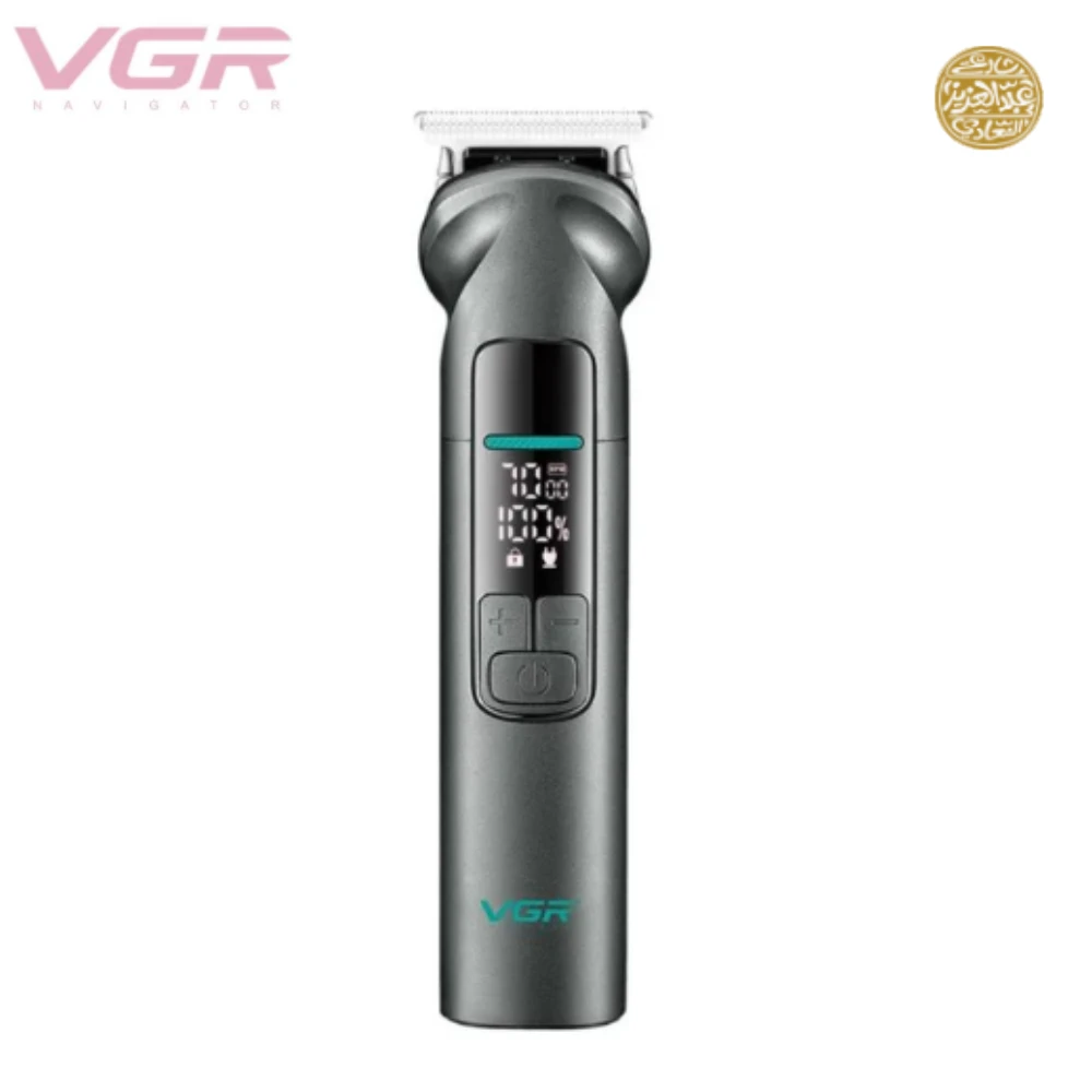 مجموعة ادوات العنايه الشخصيه الاحترافيه للرجال V-096  من فى جى ار تصميم معدني مقاومه للماء 14×1