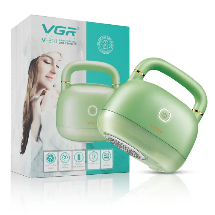 ماكينه إزالة الوبر الاحترافية من الملابس VGR V-818 (خضراء)