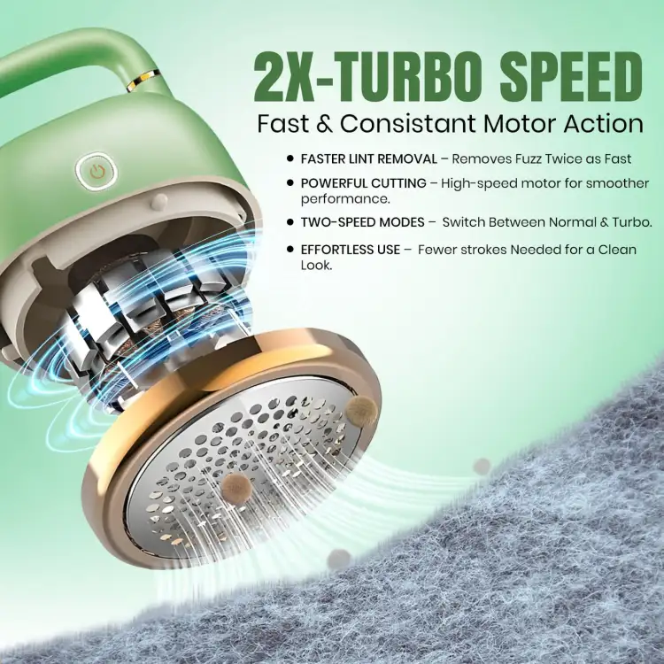 ماكينه إزالة الوبر الاحترافية من الملابس VGR V-818 (خضراء)