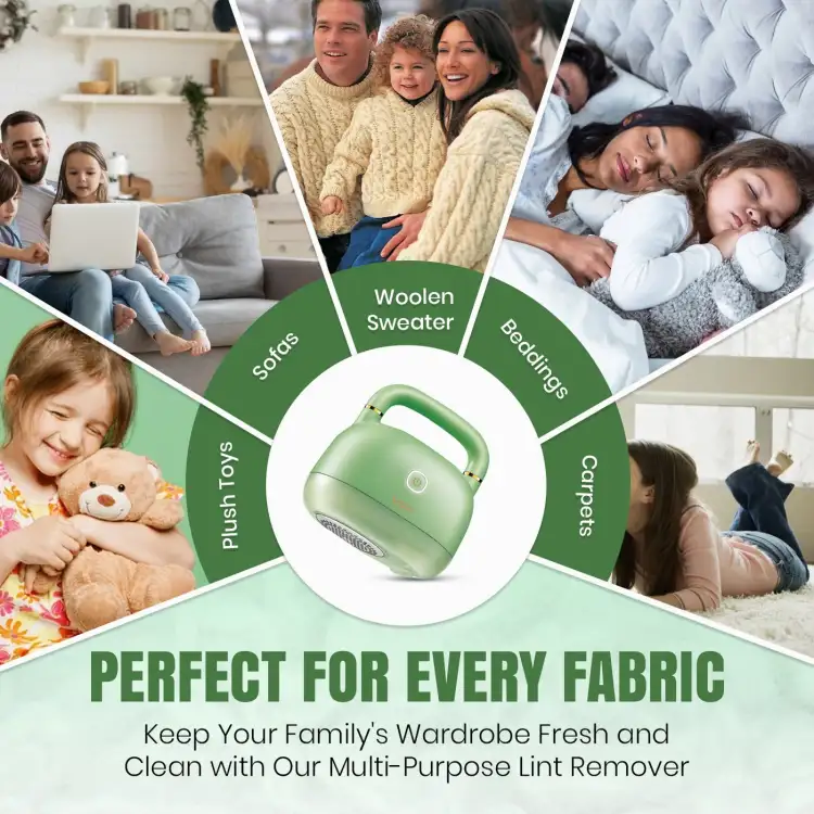 ماكينه إزالة الوبر الاحترافية من الملابس VGR V-818 (خضراء)