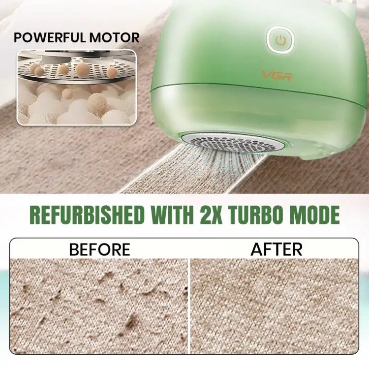 ماكينه إزالة الوبر الاحترافية من الملابس VGR V-818 (خضراء)