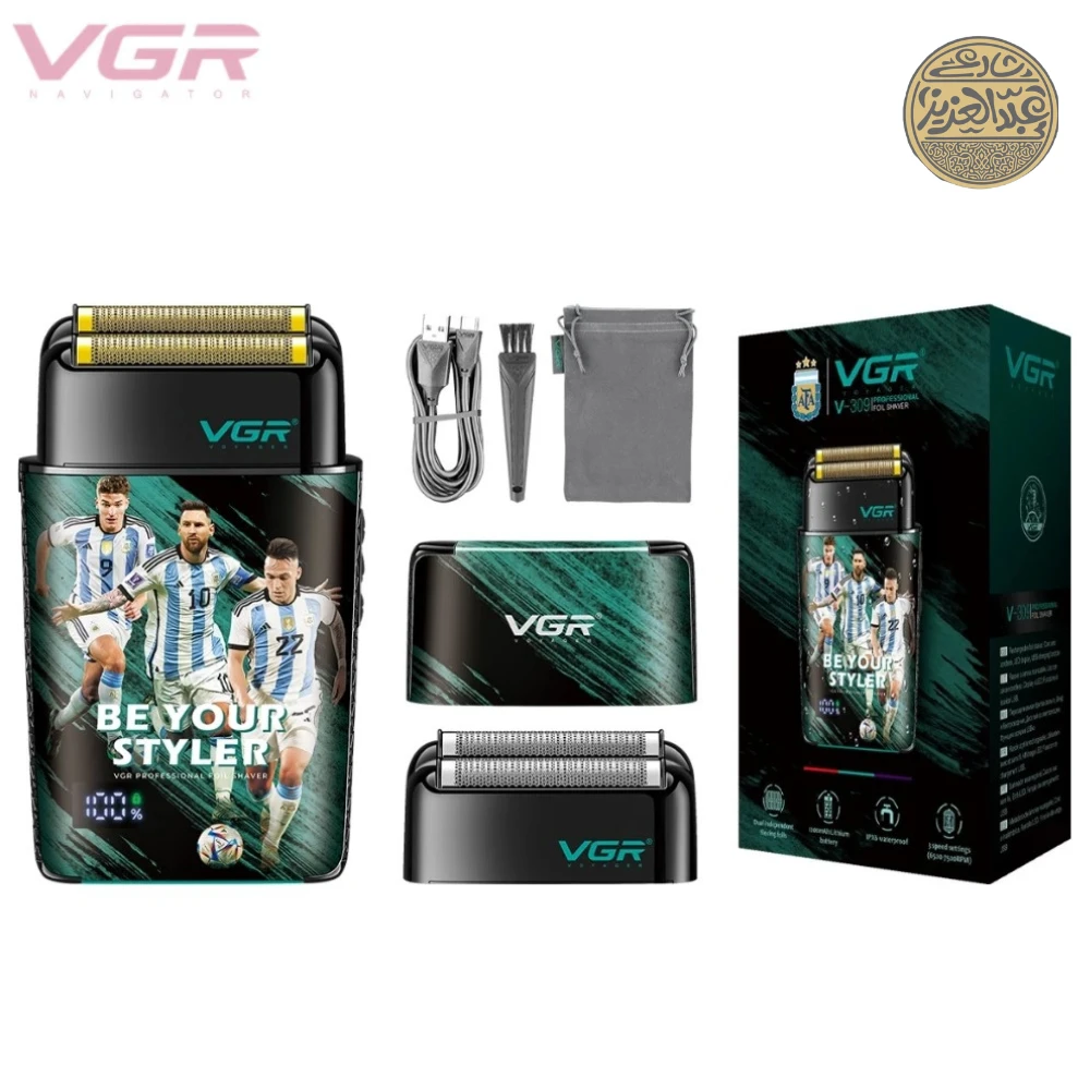 ماكينة حلاقة كهربائية احترافية للحية والشارب VGR V-309