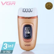 ماكينة حلاقة 3  في 1 قابلة لاعاده لشحن للنساء من في جي ار، V-762