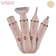 ماكينة حلاقة نسائية احترافية v-761  قابلة للغسل 4  في 1 ماكينة حلاقة كهربائية للجسم vgr