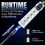 VGR V-942 - ماكينة حلاقة كهربائية احترافية. قابله للشحن للرجال