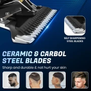 VGR V-942 - ماكينة حلاقة كهربائية احترافية. قابله للشحن للرجال