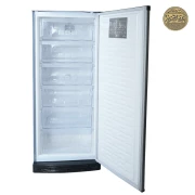 ديب فريزر رأسي الاسكا، نوفروست 6  درج ، اسود - UP200 NF Digital