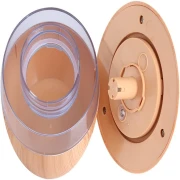 مرطب هواء من الخشب الحبيبي سعة 300 مل - صانع رذاذ باضاءة LED ليلية متغيرة اللون بمنفذ USB للمكتب والسيارة والمنزل