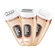 ماكينة حلاقة 3  في 1 قابلة لاعاده لشحن للنساء من في جي ار، V-762