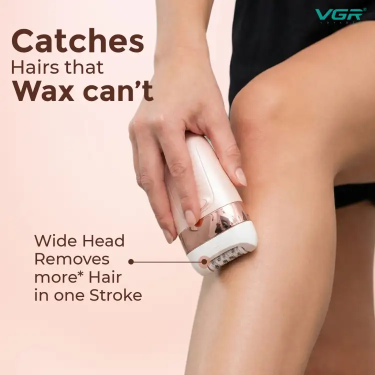 ماكينة حلاقة 3  في 1 قابلة لاعاده لشحن للنساء من في جي ار، V-762