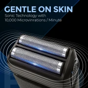 ماكينة حلاقة  احترافية V-374 من في جي ار مع قابلة للشحن مع كابل USB (اسود)