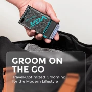 ماكينة حلاقة  احترافية V-374 من في جي ار مع قابلة للشحن مع كابل USB (اسود)