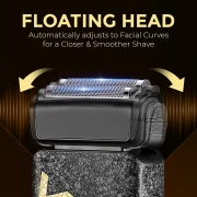 ماكينة حلاقة  احترافية V-374 من في جي ار مع قابلة للشحن مع كابل USB (اسود)