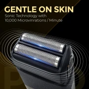 ماكينة حلاقة  احترافية V-374 من في جي ار مع قابلة للشحن مع كابل USB (اسود)