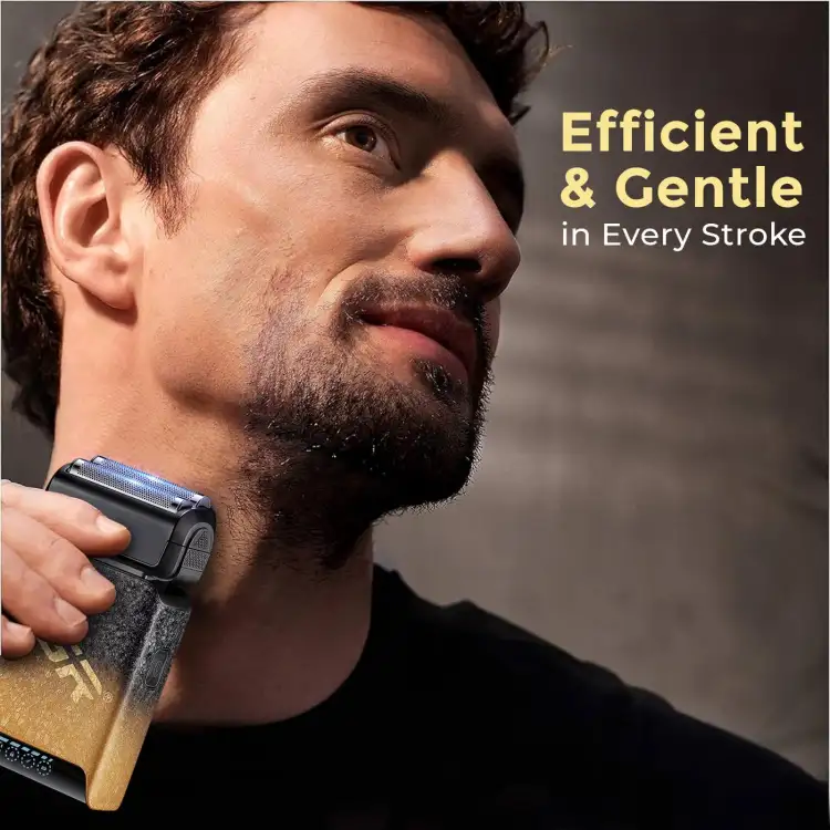 ماكينة حلاقة  احترافية V-374 من في جي ار مع قابلة للشحن مع كابل USB (اسود)